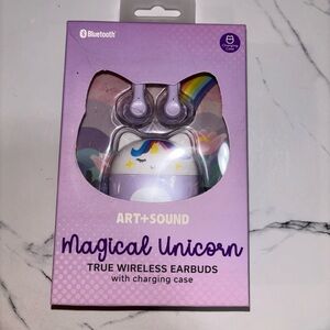 Art + Sound Wireless Earbuds And Charging Case Magical Unicorn 🦄